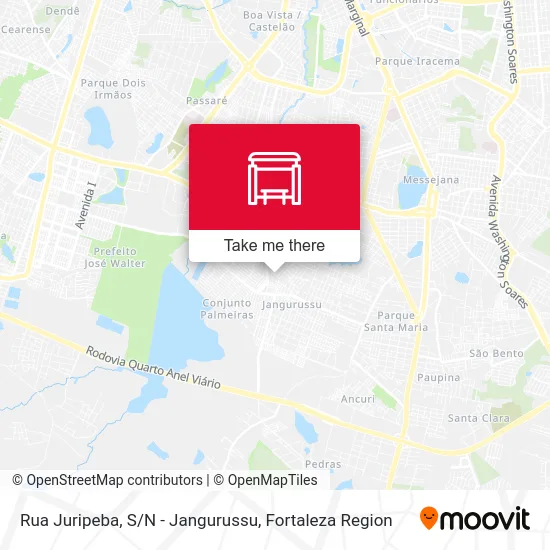 Rua Juripeba, S/N - Jangurussu map