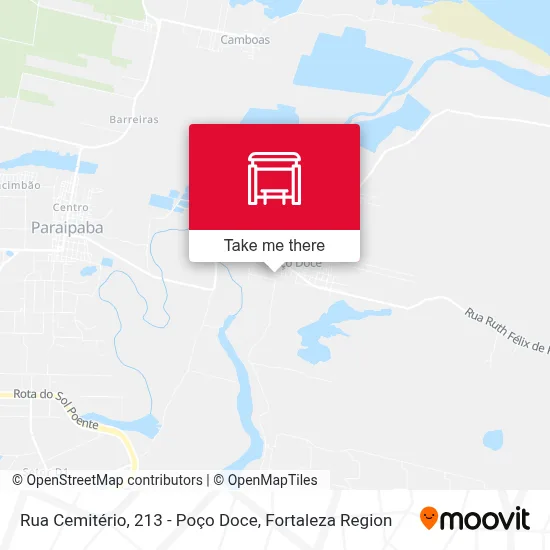 Rua Cemitério, 213 - Poço Doce map