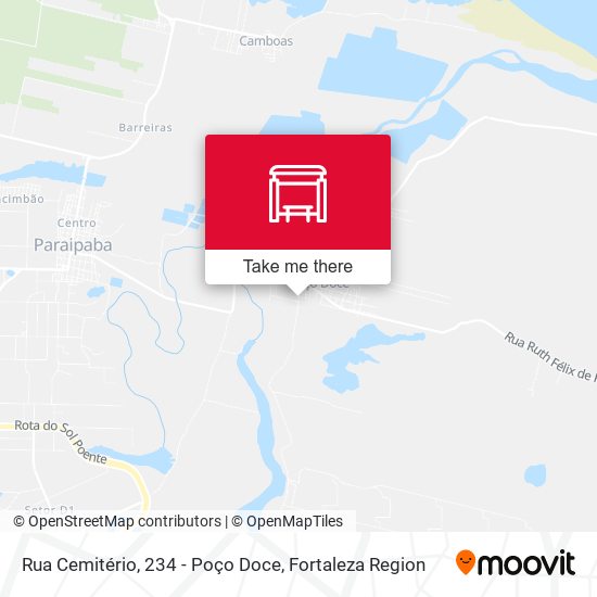 Rua Cemitério, 234 - Poço Doce map