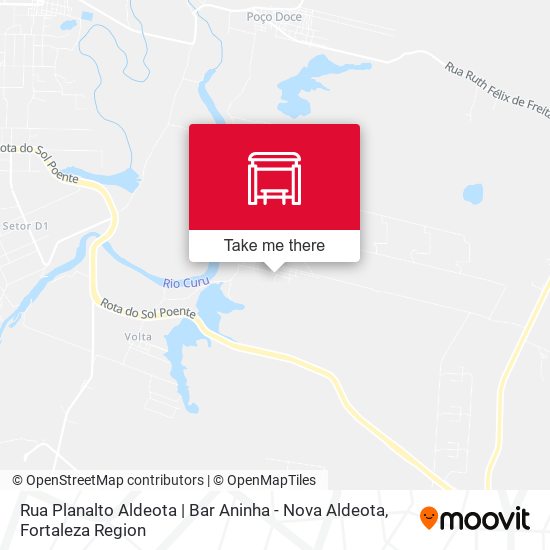 Rua Planalto Aldeota | Bar Aninha - Nova Aldeota map