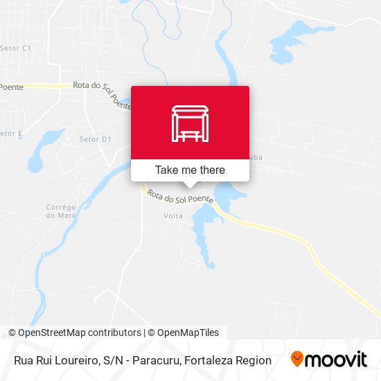 Rua Rui Loureiro, S / N - Paracuru map