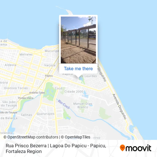 Rua Prisco Bezerra | Lagoa Do Papicu - Papicu map