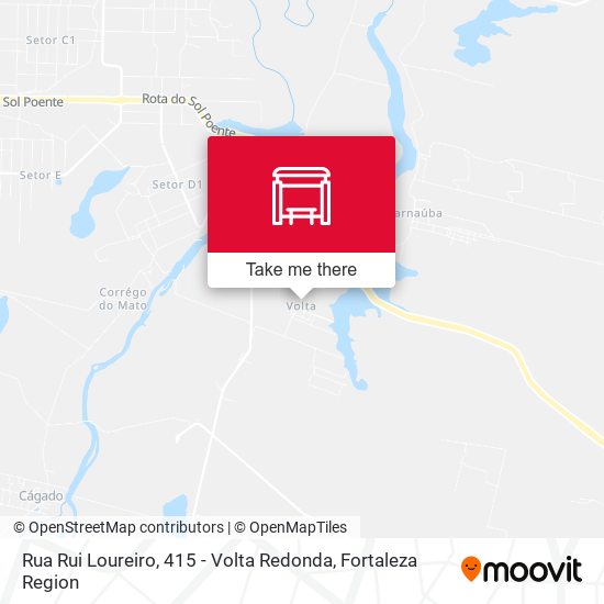 Rua Rui Loureiro, 415 - Volta Redonda map