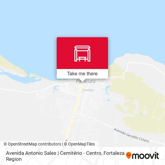 Avenida Antonio Sales | Cemitério - Centro map