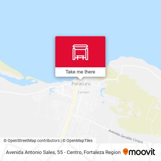 Avenida Antonio Sales, 55 - Centro map