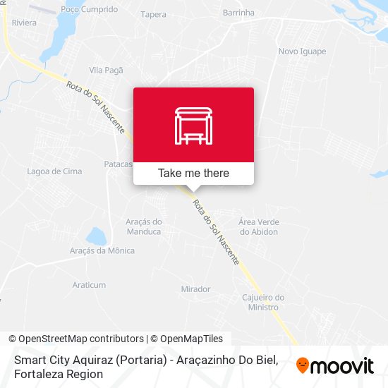 Smart City Aquiraz (Portaria) - Araçazinho Do Biel map