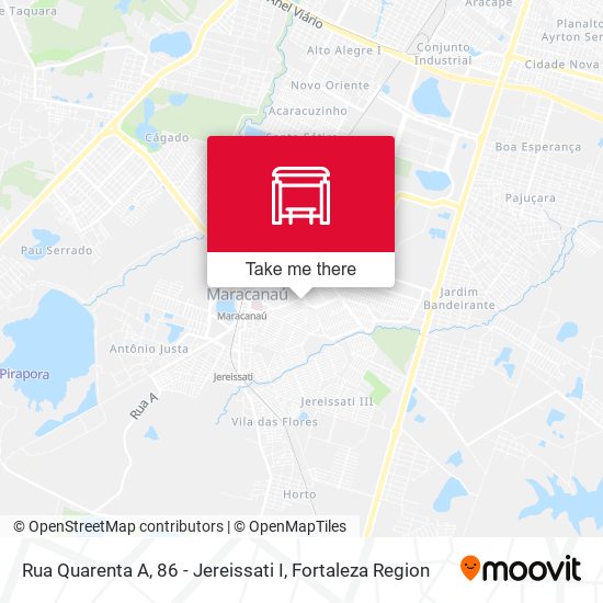 Rua Quarenta A, 86 - Jereissati I map