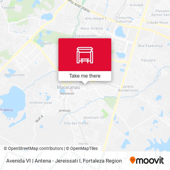 Mapa Avenida VI | Antena - Jereissati I