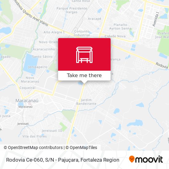 Rodovia Ce-060, S/N - Pajuçara map