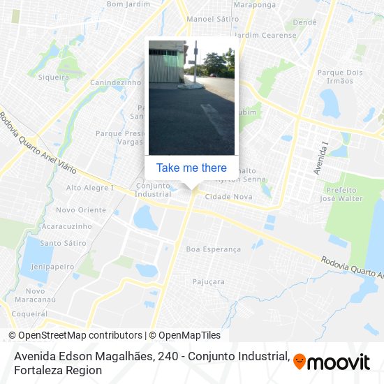 Avenida Edson Magalhães, 240 - Conjunto Industrial map