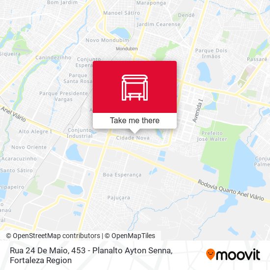 Rua 24 De Maio, 453 - Planalto Ayton Senna map