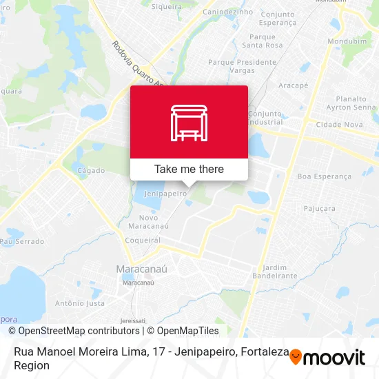 Rua Manoel Moreira Lima, 17 - Jenipapeiro map