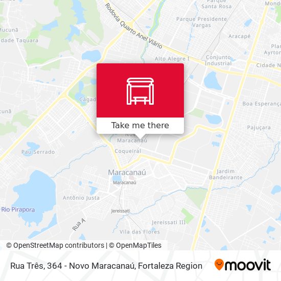 Rua Três, 364 - Novo Maracanaú map