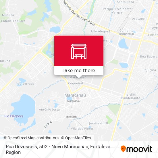 Rua Dezesseis, 502 - Novo Maracanaú map
