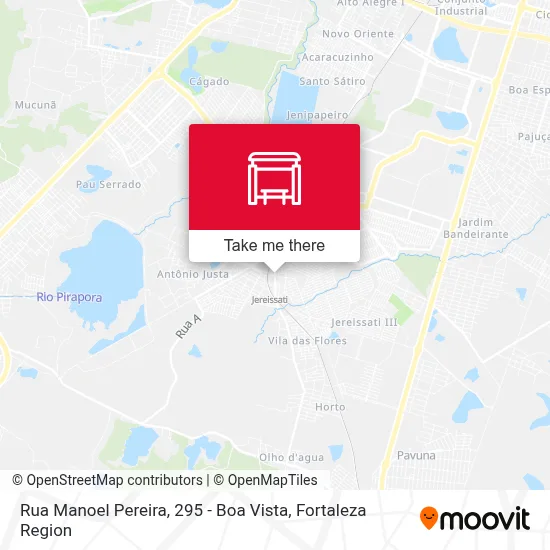 Rua Manoel Pereira, 295 - Boa Vista map