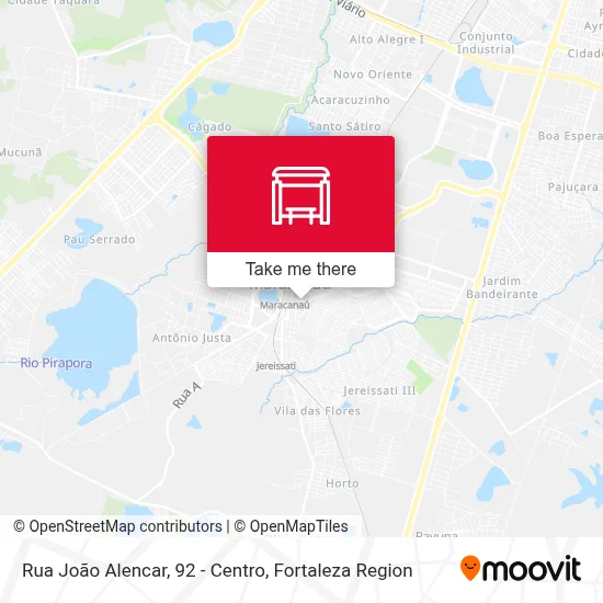 Rua João Alencar, 92 - Centro map