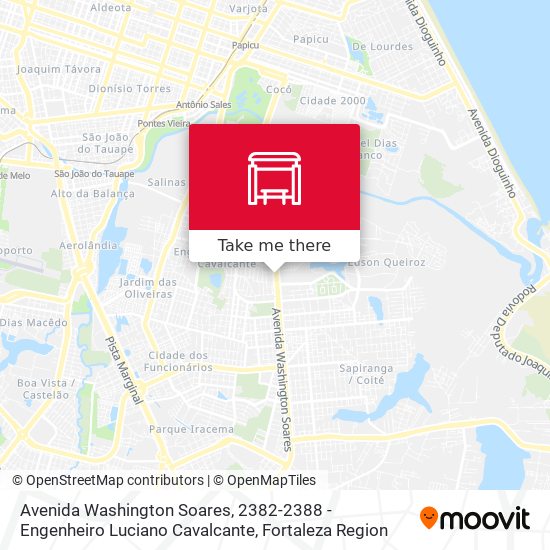 Avenida Washington Soares, 2382-2388 - Engenheiro Luciano Cavalcante map