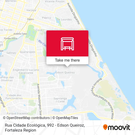 Rua Cidade Ecológica, 992 - Edson Queiroz map