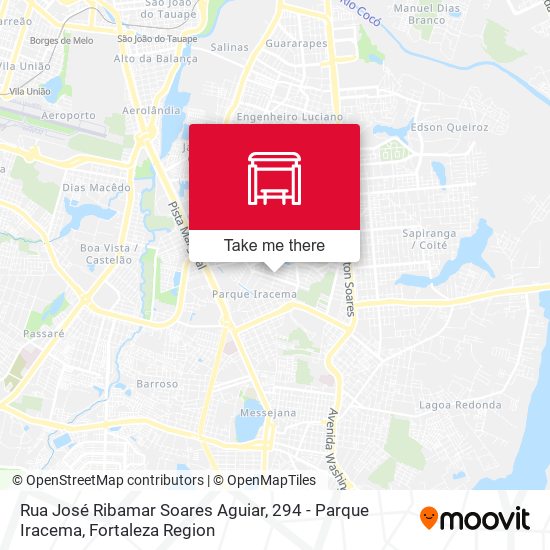 Rua José Ribamar Soares Aguiar, 294 - Parque Iracema map
