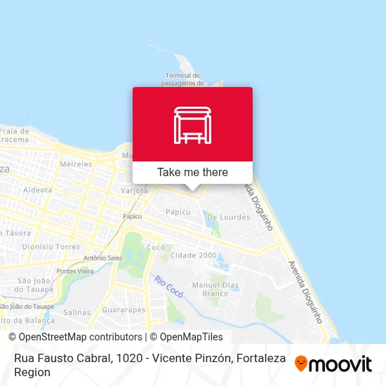 Rua Fausto Cabral, 1020 - Vicente Pinzón map