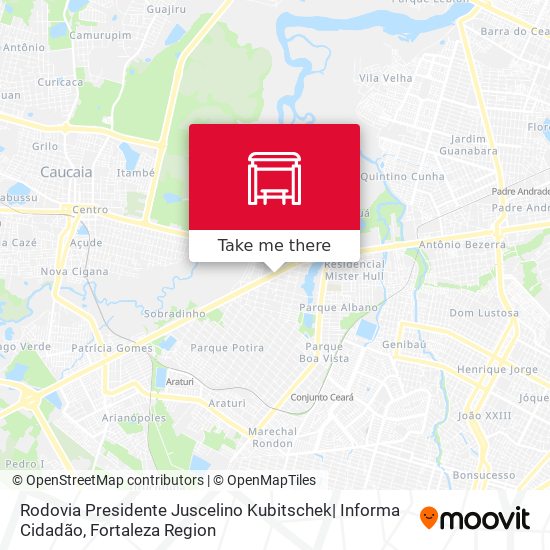 Rodovia Presidente Juscelino Kubitschek| Informa Cidadão map