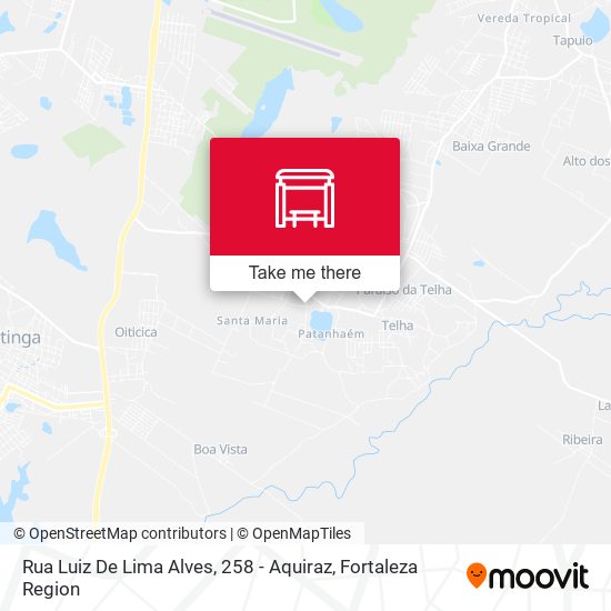 Rua Luiz De Lima Alves, 258 - Aquiraz map
