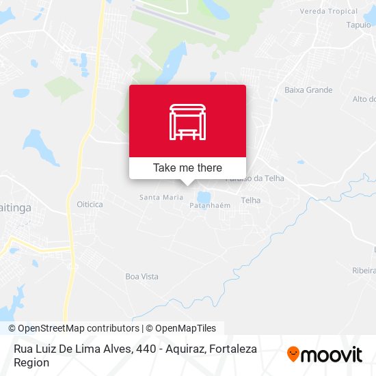 Rua Luiz De Lima Alves, 440 - Aquiraz map