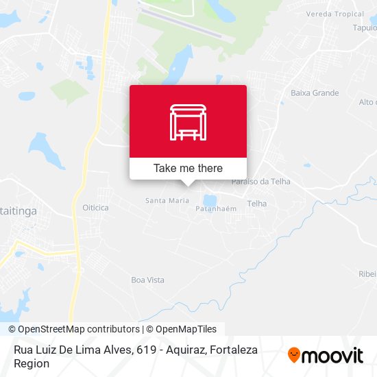 Rua Luiz De Lima Alves, 619 - Aquiraz map