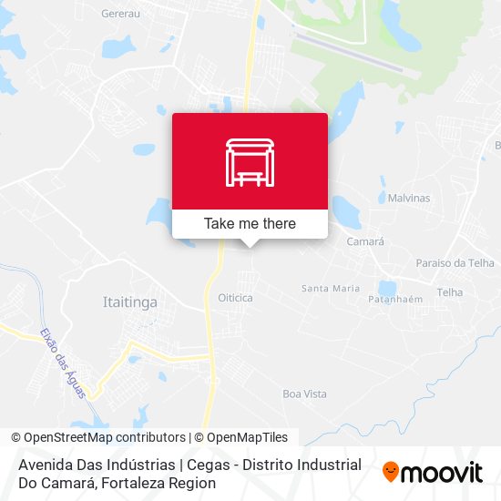 Avenida Das Indústrias | Cegas - Distrito Industrial Do Camará map