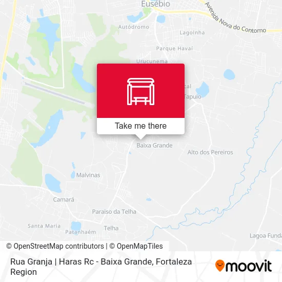 Rua Granja | Haras Rc - Baixa Grande map