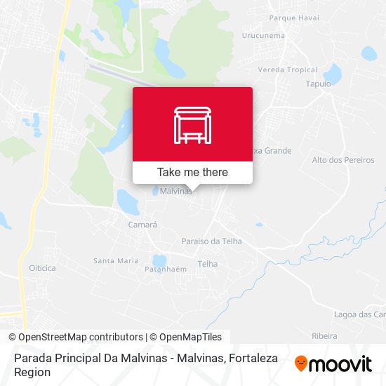Parada Principal Da Malvinas - Malvinas map