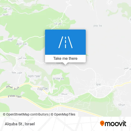 Alquba St. map