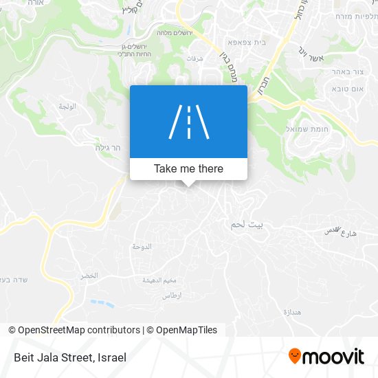 Beit Jala Street map