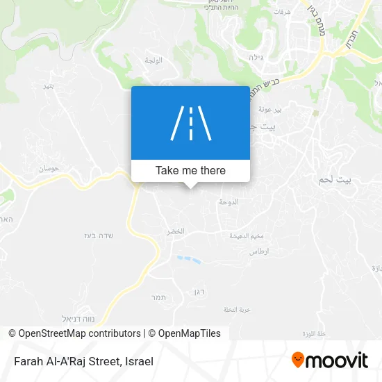 Farah Al-A'Raj Street map