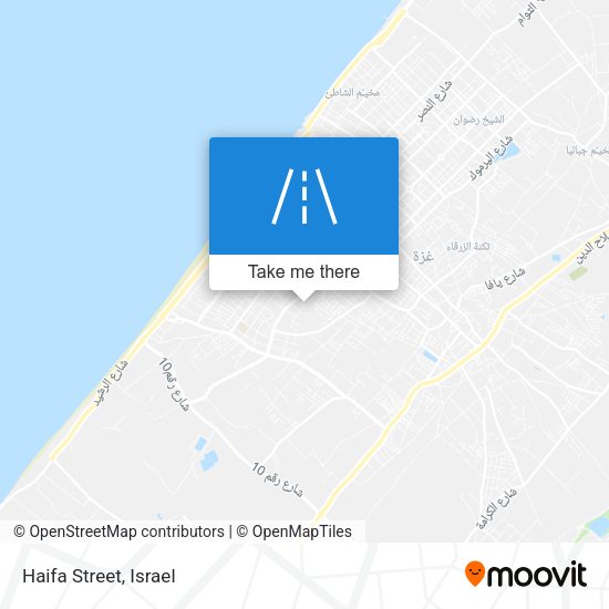 Карта Haifa Street