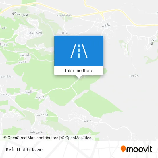 Карта Kafr Thulth
