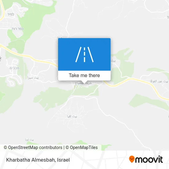Kharbatha Almesbah map