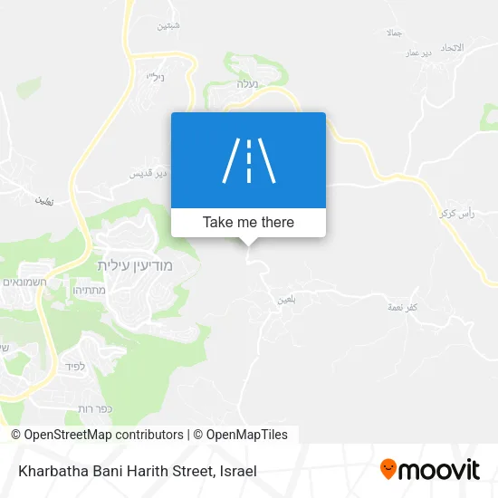 Kharbatha Bani Harith Street map