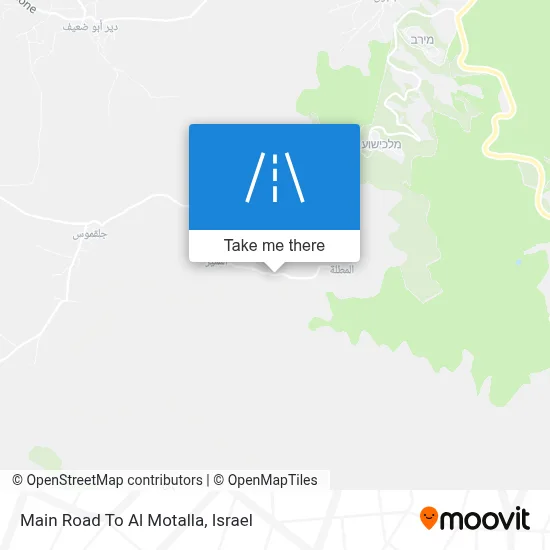 Main Road To Al Motalla map