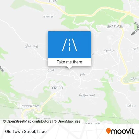 Карта Old Town Street