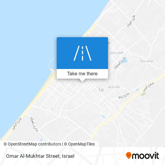 Omar Al-Mukhtar Street map