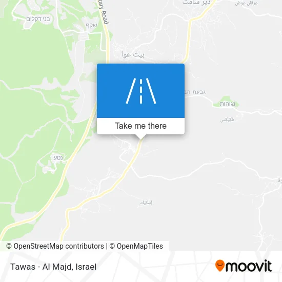 Tawas - Al Majd map