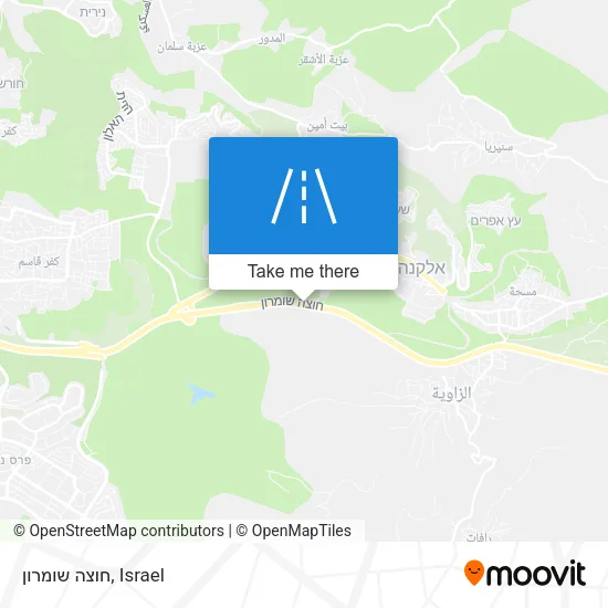 Карта חוצה שומרון