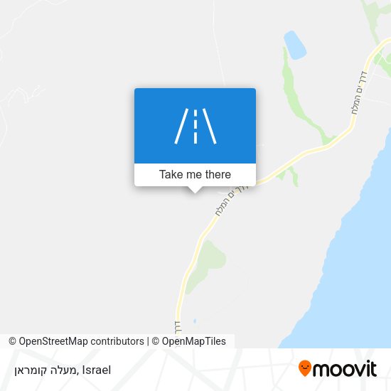 מעלה קומראן map