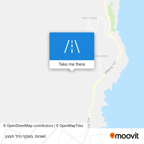 Карта מעקף נחל חצצון