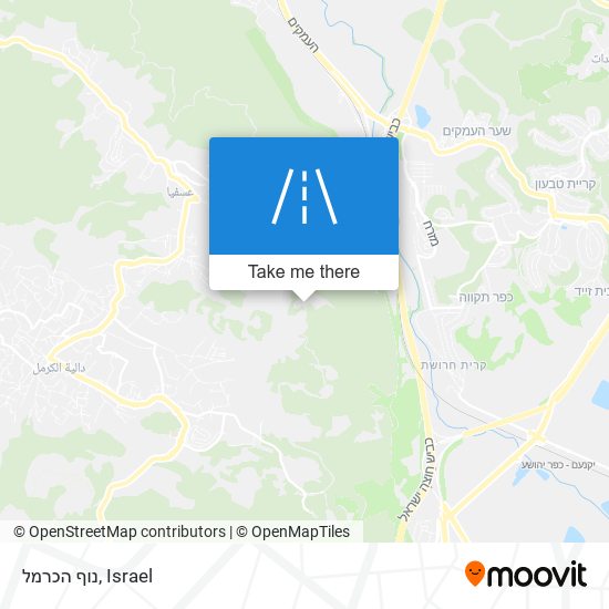 Карта נוף הכרמל
