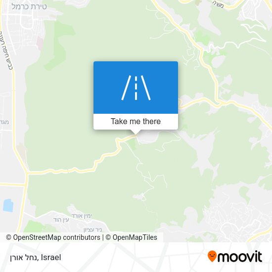 Карта נחל אורן