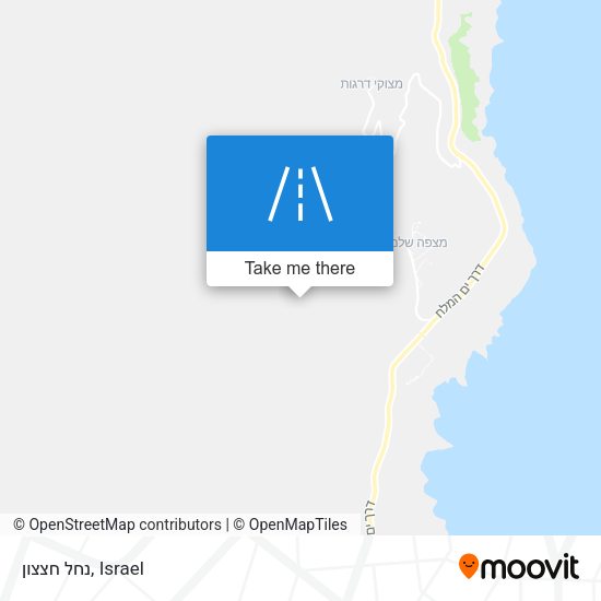 נחל חצצון map