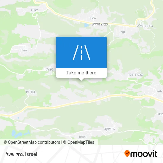 Карта נחל שעל