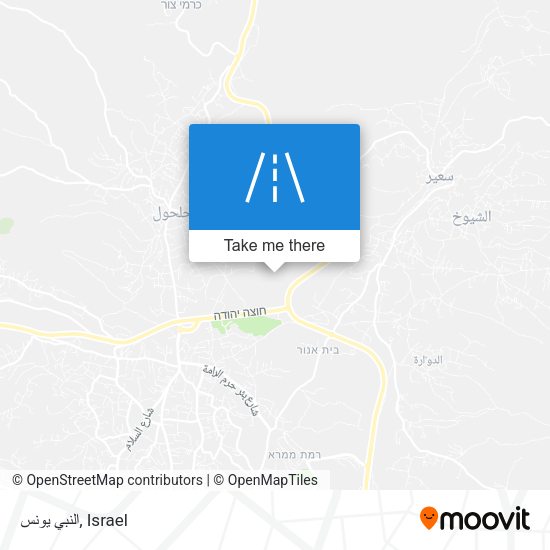 النبي يونس map
